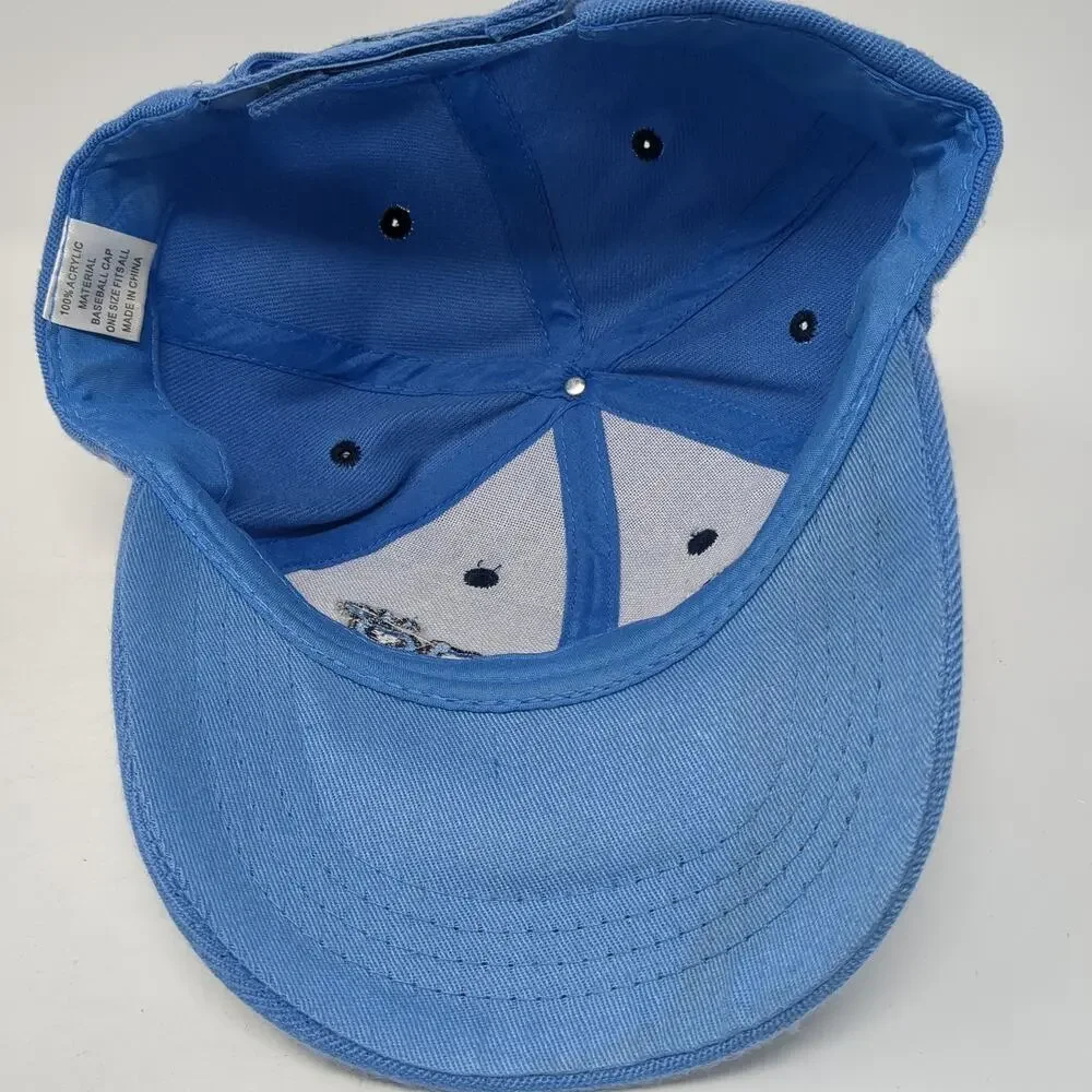 Chicago Toddler Strapback Baseball Cap Blue One Size Adjustable Embroidered